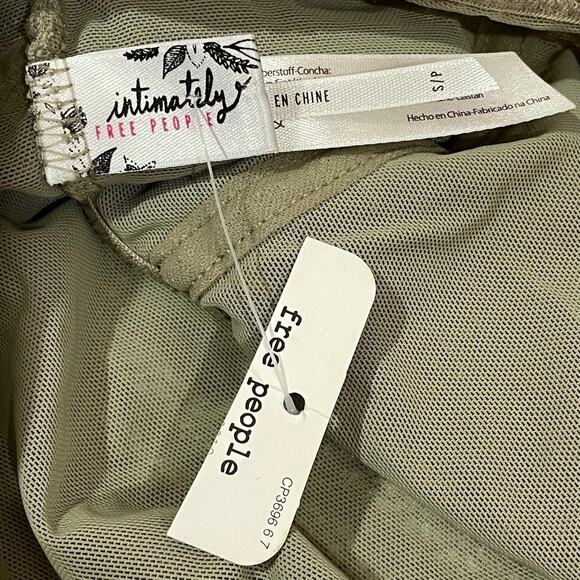 NWT Free People Intimately Lace Cropped Bralette - Green - Small - Picture 6 of 10